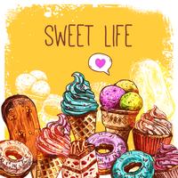 Sweet Sketch Illustration vector