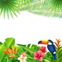 Tropical Landscape Background vector