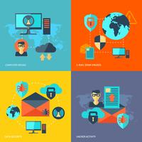 Network Security Concept vector