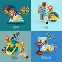 Navigation Concept Set vector