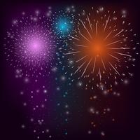 Firework Colorful Background vector