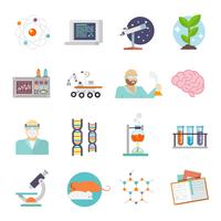 Science And Research Icon Flat vector