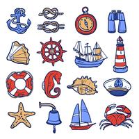 Nautical Icon Set vector