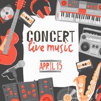 Music Concert Poster vector