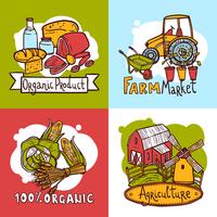 Agriculture Design Concept vector