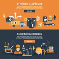 Oil Industry Banner vector