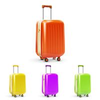 Travel Suitcase Set vector