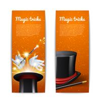 Magic Banners Set vector