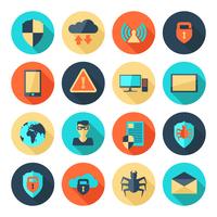 Network Security Icons vector