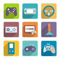 Video Games Controller Icons Set vector