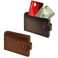 Black and brown leather wallets vector