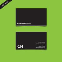 Plain corporate Business card design, vector illustration print ready