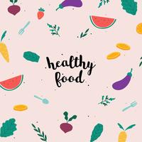 Healthy Food Illustration vector