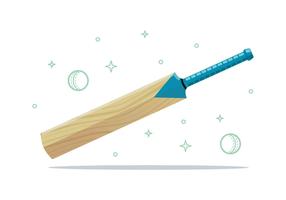 Cricket Bat Vector Illustration