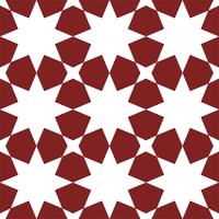patrón geométrico sin fisuras estilo islámico vector