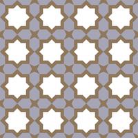 geometric seamless pattern Islamic style vector