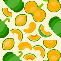 pumpkin seamless pattern for wallpaper or wrapping paper vector