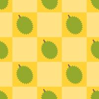 Durian seamless pattern for use as wrapping paper gift  vector