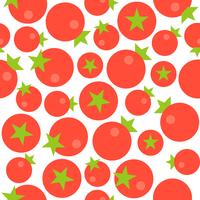 Tomato seamless pattern, flat design for use as wallpaper