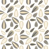 sunflower seed seamless pattern for wallpaper or wrapping paper vector