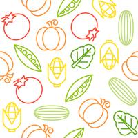 Vegetable seamless pattern, for use as wallpaper or wrapping paper vector