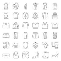 Set of mix outfits isolated 1879069 Vector Art at Vecteezy