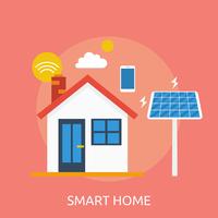 Smart Home Conceptual illustration Design vector