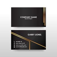 Creative and elegant double sided business card template