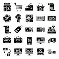 Retail icons pack vector
