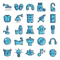 Sleeping icons pack vector