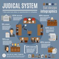 Law Infographics Set vector