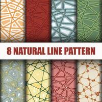 Set Abstract Nature pattern vector