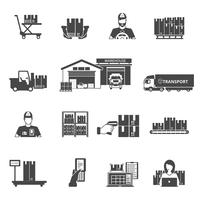 Storage Icons Set  vector