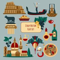 Italy Touristic Set vector