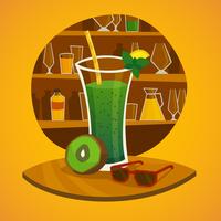Juice Bar Concept vector