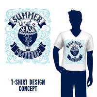 T-shirt Design Lettering vector