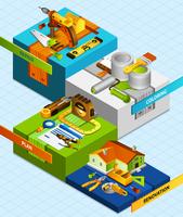 Diy Isometric Concept vector