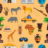 Africa Seamless Pattern vector