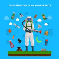 Pest Control Concept vector