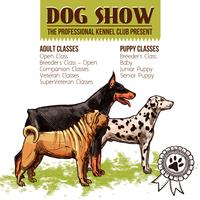 Dogs Show Illustration vector