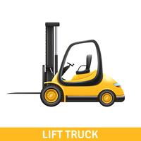  Lift Truck Illustration  vector