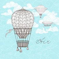 Vintage Sky Illustration vector