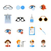 Ophthalmology Icons Set