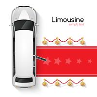 Limousine Top View vector