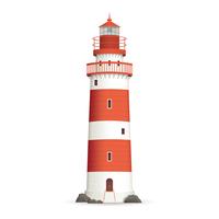 Realistic Lighthouse Illustration vector