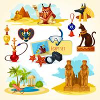 Egypt Touristic Set vector