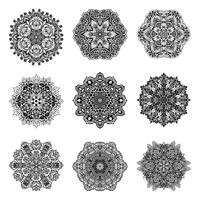 Decorative Mandalas Set vector