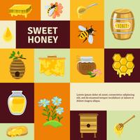 Sweet Honey Icons Set