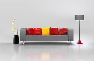 Living Room Interior vector