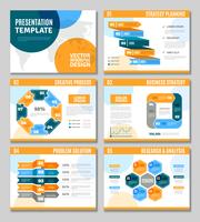 Infographic Presentation Set vector